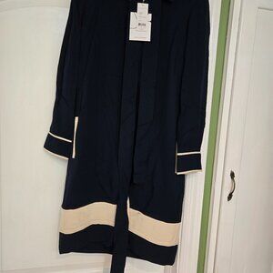 Diane von Furstenberg navy blue dress size 4